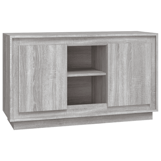 Aparador - Bufete - Móvei de apoio 102x35x60 cm derivados de madeira cinzento sonoma pt2859