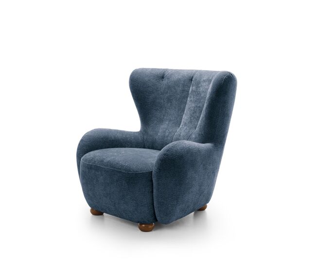 Sillón ciro 88x100x91 azul