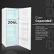 Frigorífico 2 puertas Aspes AF145503E cíclico Frigorífico 2 puertas Aspes AF145503E cíclico Blanco