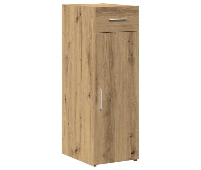 Aparador - mueble de almacenamiento con cajón roble artesanal 30 x 42,5 x 93 cm es1778