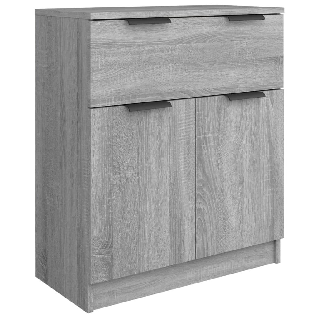 Aparador - Mueble de almacenamiento 60 Roble/ Gris