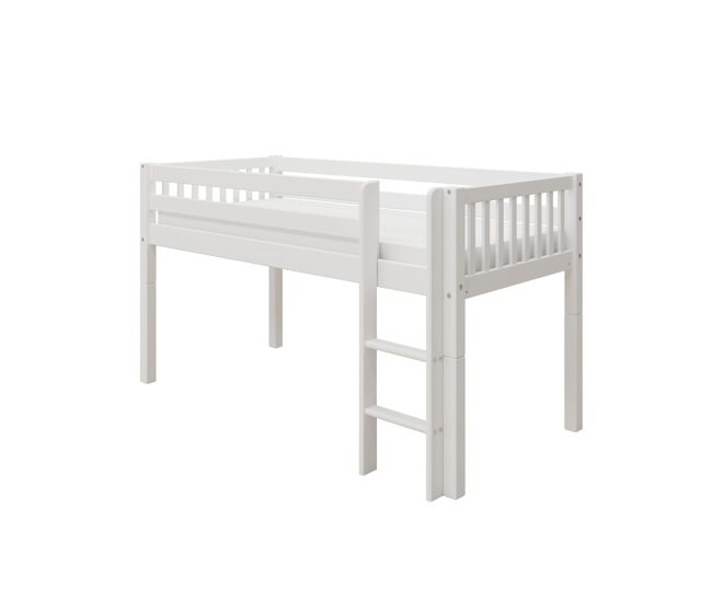 Cama alta infantil nordic dream 209x106x118 blanco