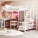 Cama alta para niños 252x146 Cama alta para niños 252x146 Blanco