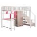 Cama alta para niños 252x146 Cama alta para niños 252x146 Blanco