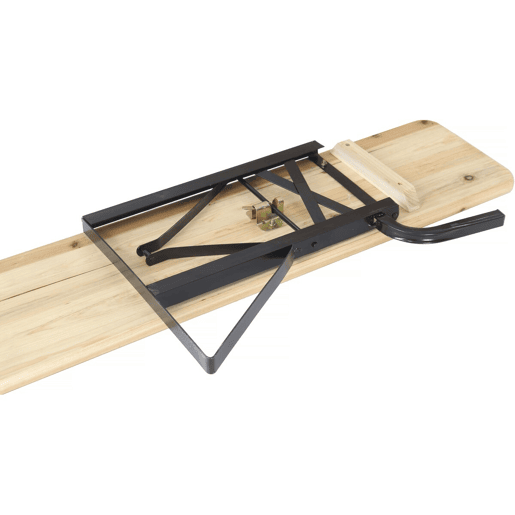 Conjunto de mobiliário de jardim Lisbon em madeira com encosto - 180 cm - Castanho