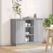 Aparador - Mueble de almacenamiento 90 Aparador - Mueble de almacenamiento 90 Roble/ Gris