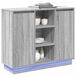 Aparador - Mueble de almacenamiento 90 Aparador - Mueble de almacenamiento 90 Roble/ Gris