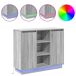 Aparador - Mueble de almacenamiento 90 Aparador - Mueble de almacenamiento 90 Roble/ Gris