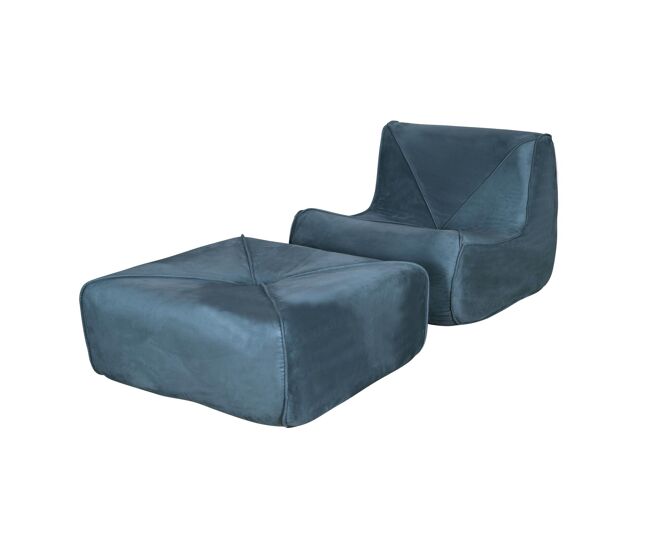 Sillón nua 86x102x70 azul