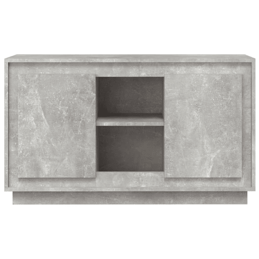 Aparador - Bufete - Móvei de apoio 102x35x60 cm derivados de madeira cinzento cimento pt2639