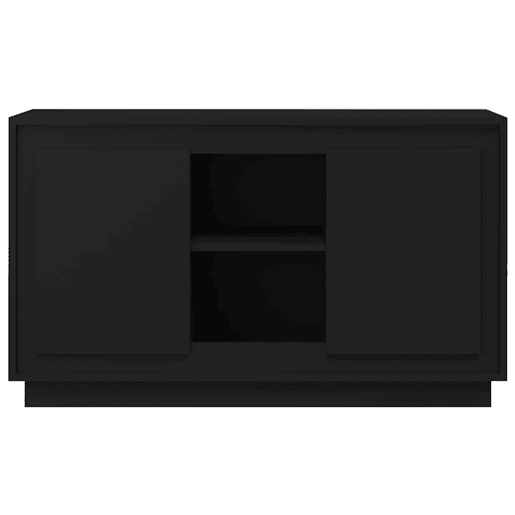 Aparador - Bufete - Móvei de apoio 102x35x60 cm derivados de madeira preto pt2941