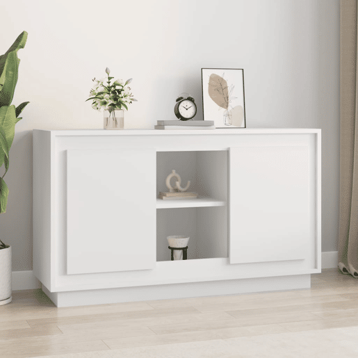 Aparador - Bufete - Móvei de apoio 102x35x60 cm derivados de madeira branco pt2444