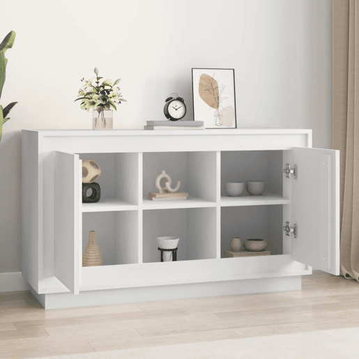 Aparador - Bufete - Móvei de apoio 102x35x60 cm derivados de madeira branco pt2444