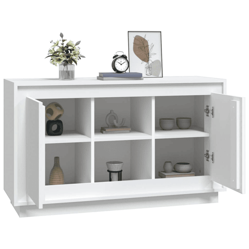 Aparador - Bufete - Móvei de apoio 102x35x60 cm derivados de madeira branco pt2444