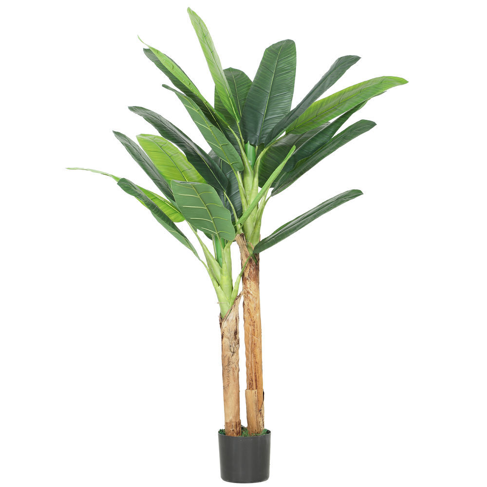 Árbol Plátano Artificial PE, PEVA HOMCOM, hogar - decoración