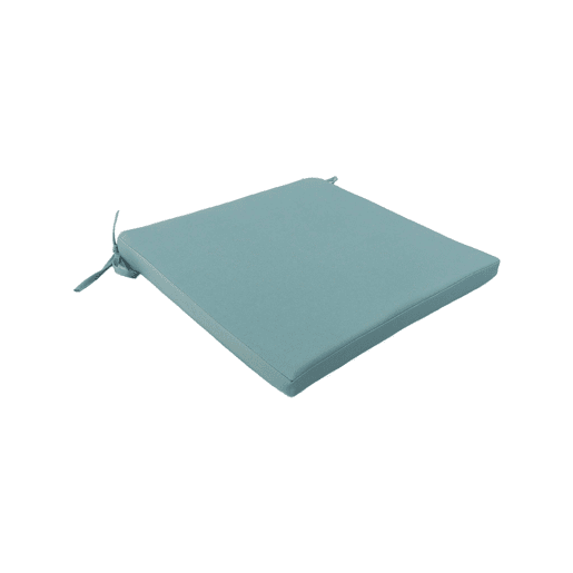 Almofada para cadeira de jardim, set de 4 Verde cinzento - 40x40x4 cm