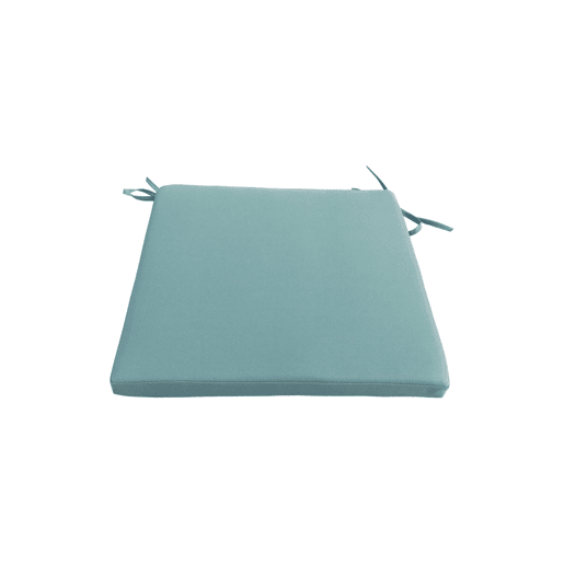 Almofada para cadeira de jardim, set de 4 Verde cinzento - 40x40x4 cm