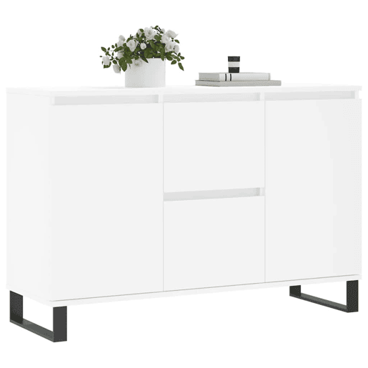 Aparador - Bufete - Móvei de apoio 101,5x35x70 cm derivados de madeira branco pt3138