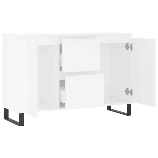 Aparador - Bufete - Móvei de apoio 101,5x35x70 cm derivados de madeira branco pt3138