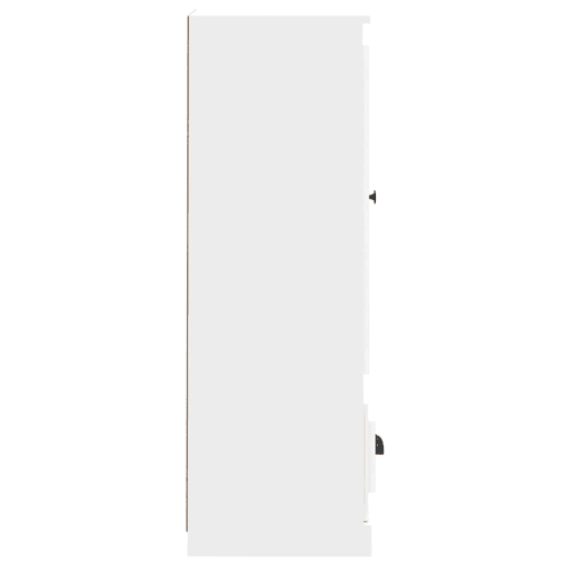 Armário alto - Bufete - Móvel de apoio 36x35,5x103,5 cm derivados de madeira branco pt614
