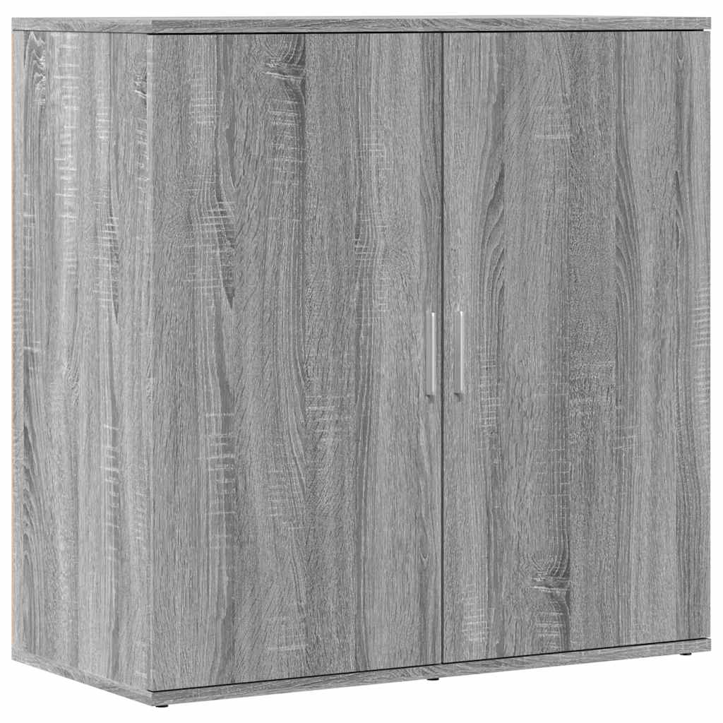 Aparador - Mueble de almacenamiento 79 Roble/ Gris