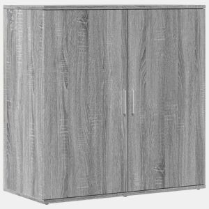 Aparador - Bufete - Móvei de apoio 79x38x80 cm derivados de madeira cinzento sonoma pt3468