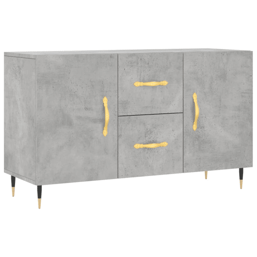 Aparador - Bufete - Móvei de apoio 100x36x60 cm derivados de madeira cinzento cimento pt3272