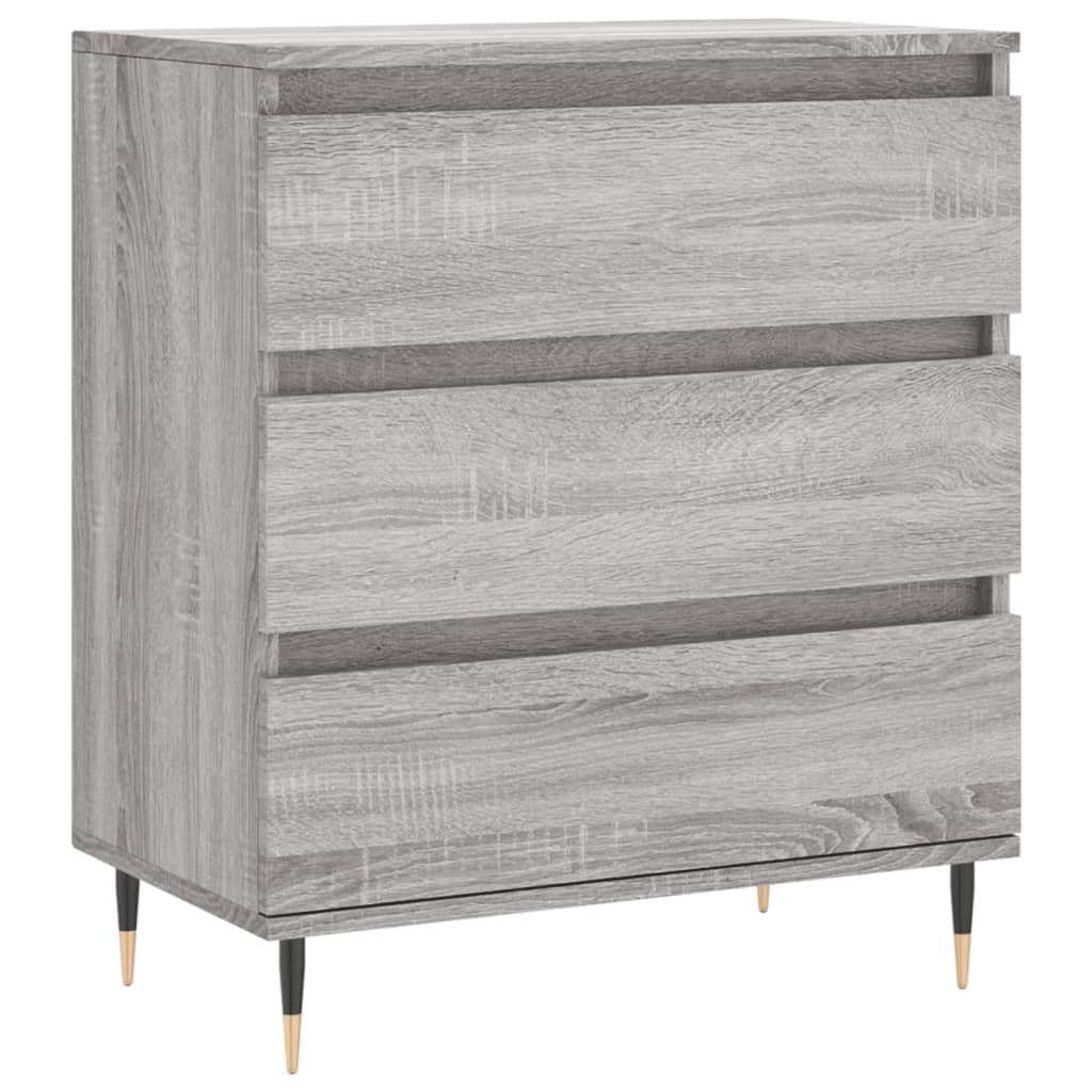 Aparador - Mueble de almacenamiento 60 Roble/ Gris