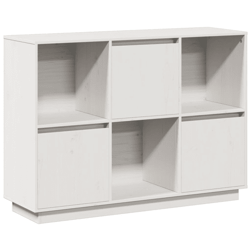 Aparador - Bufete - Móvei de apoio 110,5x35x80 cm madeira de pinho maciça branco pt3930