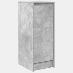 Aparador - Bufete - Móvei de apoio 29,5x34x76 cm derivados de madeira cinza cimento pt3281