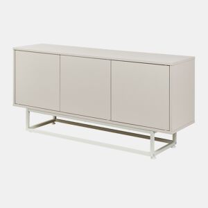 Armário baixo Boxholm com 3 portas 120x30x55 cm Cor areia en.casa