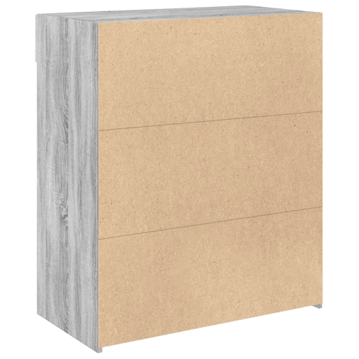 Aparador - Bufete - Móvei de apoio 80x42,5x93 cm derivados de madeira cinzento sonoma pt4481