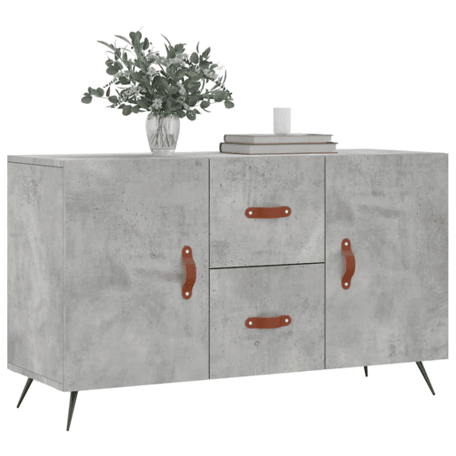 Aparador - Bufete - Móvei de apoio 100x36x60 cm derivados de madeira cinzento cimento pt3271