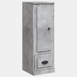 Aparador - Bufete - Móvei de apoio alto 36x35,5x103,5 cm derivados madeira cinza cimento pt4312