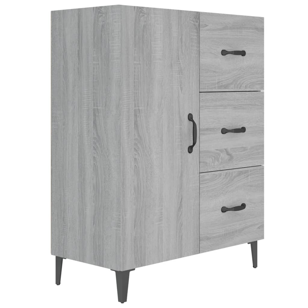 Aparador - Mueble de almacenamiento 69 Roble/ Gris