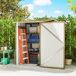 Caseta de Jardín Acero Galvanizado Outsunny Caseta de Jardín Acero Galvanizado Outsunny Marron