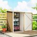 Caseta de Jardín Acero Galvanizado Outsunny Caseta de Jardín Acero Galvanizado Outsunny Marron