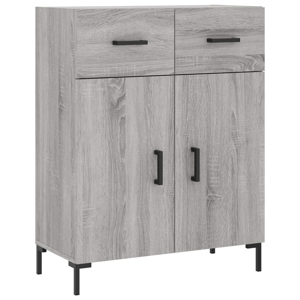Aparador - Mueble de almacenamiento 69 Roble/ Gris