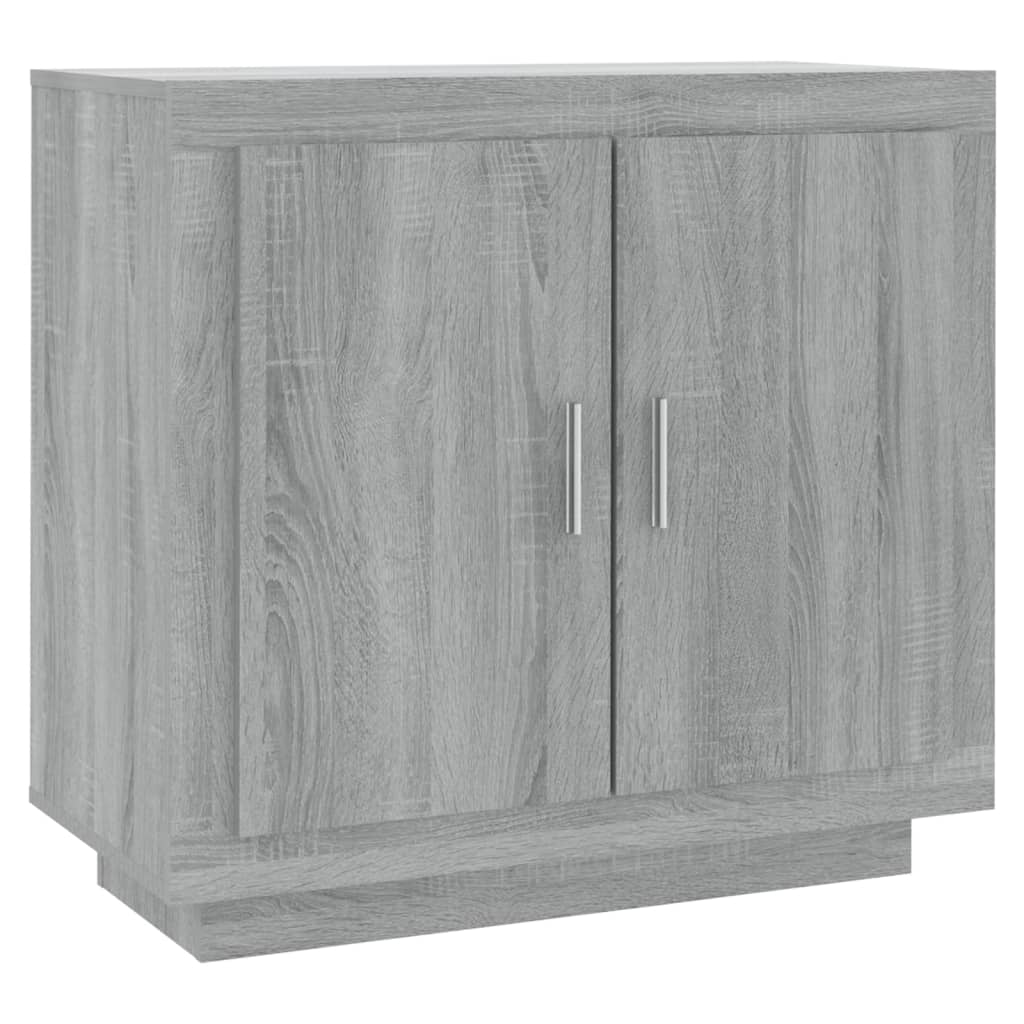 Aparador - Mueble de almacenamiento 80 Roble/ Gris