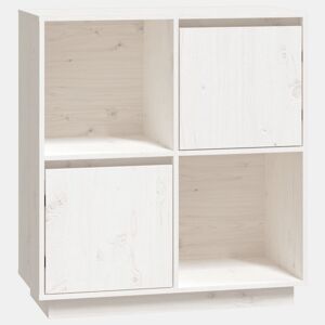 Aparador - Bufete - Móvei de apoio 74x35x80 cm madeira de pinho maciça branco pt3954