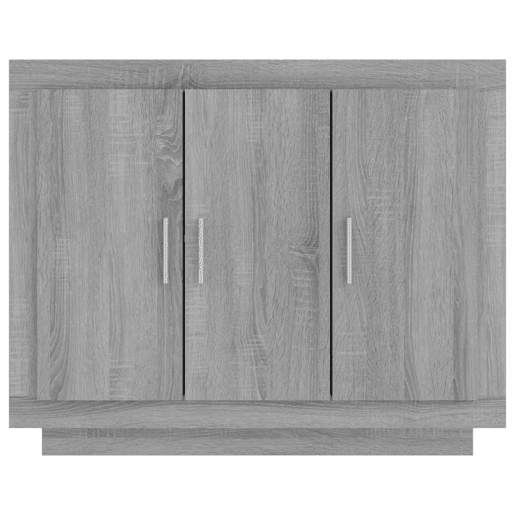 Aparador - Bufete - Móvei de apoio 92x35x75 cm madeira processada cor cinzento sonoma pt2930