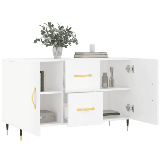 Aparador - Bufete - Móvei de apoio 100x36x60 cm derivados de madeira branco pt3129