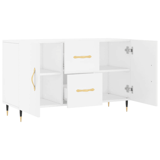 Aparador - Bufete - Móvei de apoio 100x36x60 cm derivados de madeira branco pt3129