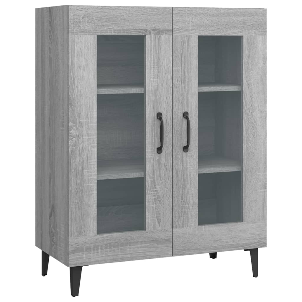 Aparador - Mueble de almacenamiento 69 Roble/ Gris