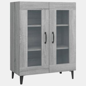 Aparador - Bufete - Móvei de apoio 69,5x34x90 cm derivados de madeira cinzento sonoma pt3430