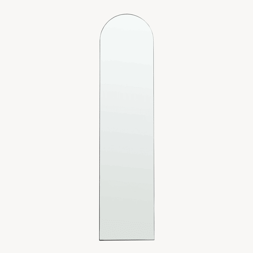 Espelho de corpo inteiro Kuonta com suporte 165x40x51cm Preto en.casa