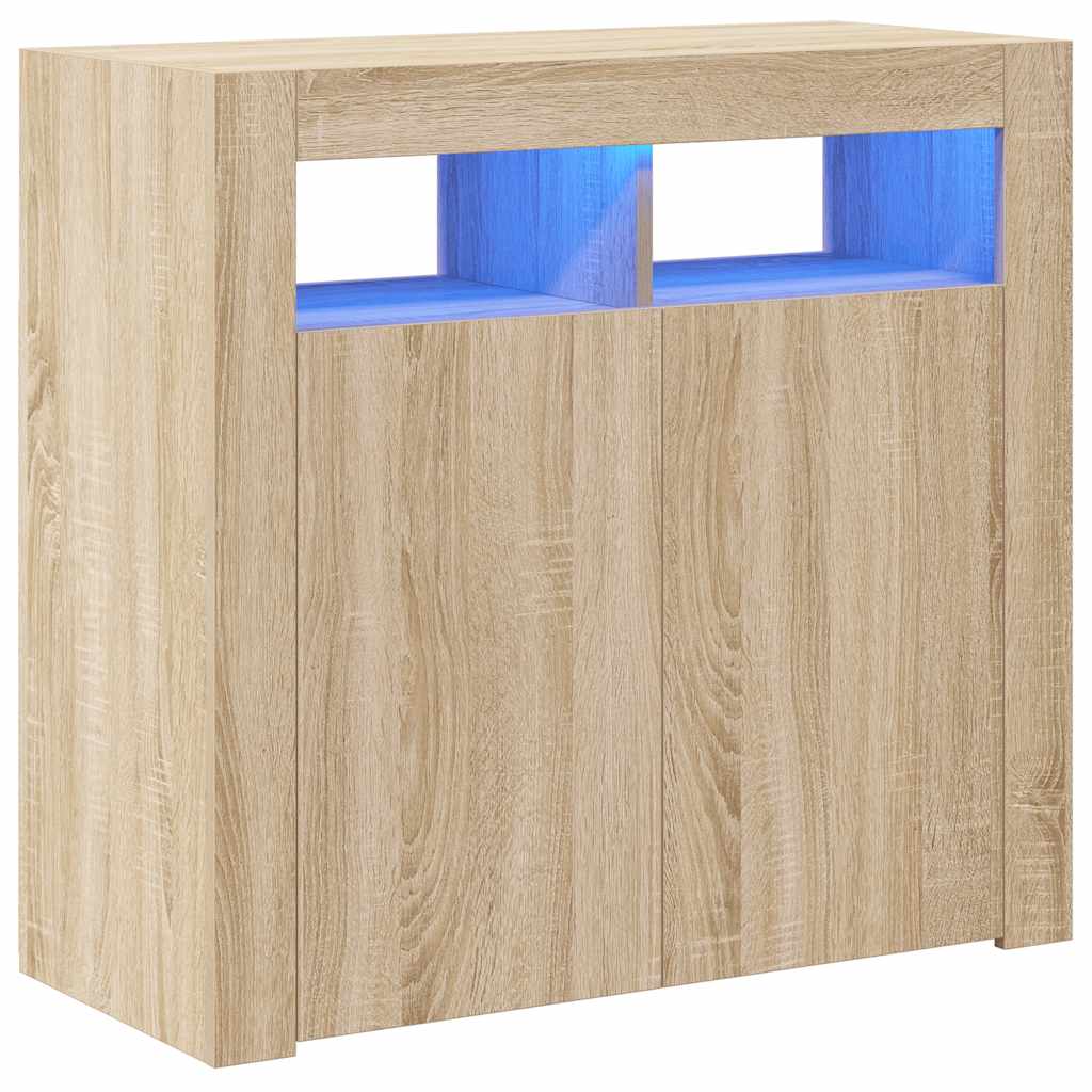 Aparador - Mueble de almacenamiento 80 Madera Clara