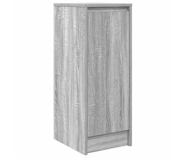Aparador - mueble de almacenamiento sonoma gris 29,5x34x76 cm madera de ingeniería es5063