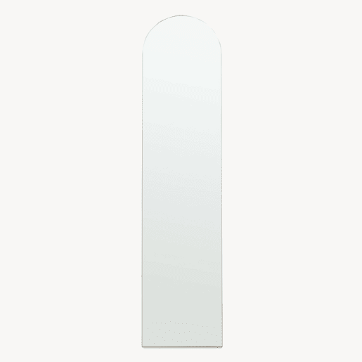 Espelho de corpo inteiro Kuonta com suporte 165x40x51cm Areia en.casa