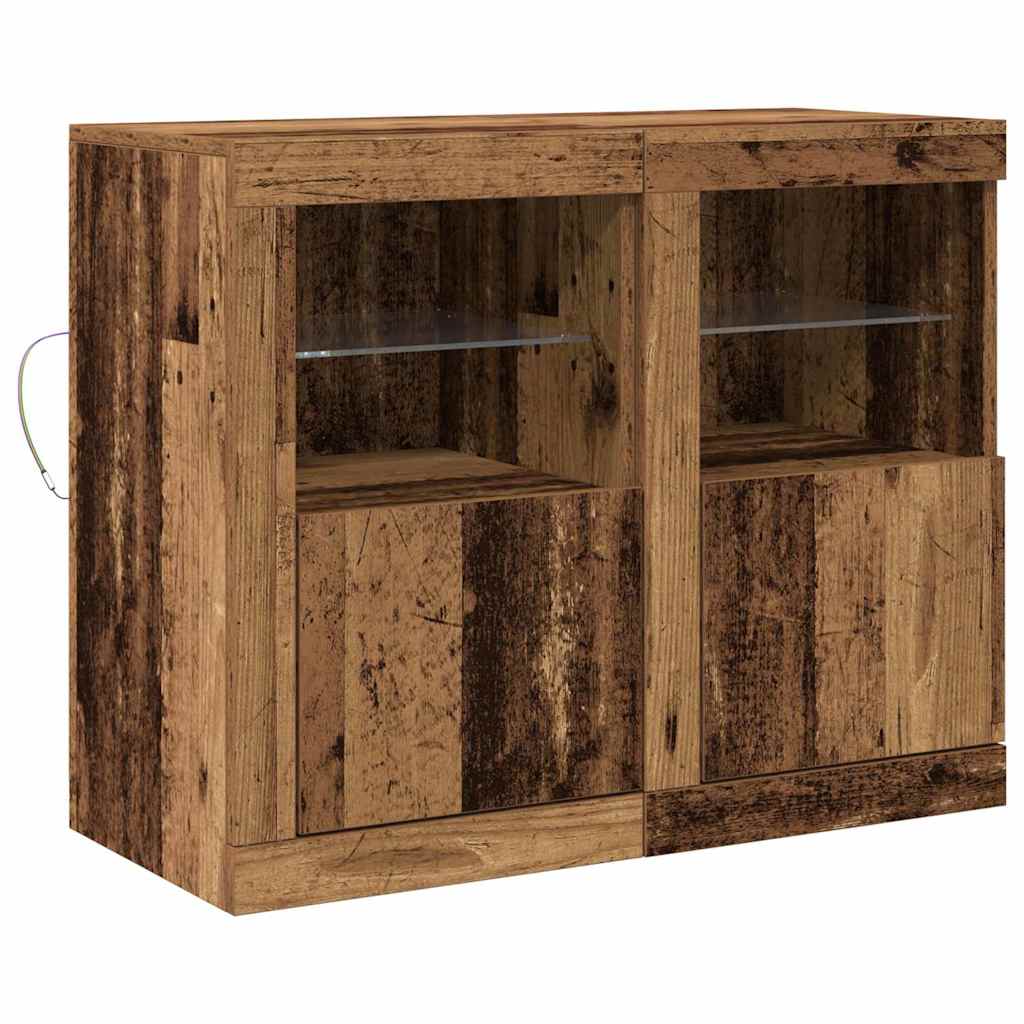 Aparador - Mueble de almacenamiento 2 pcs 41 Madera